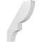 Ekena Millwork 3-in. W x 14-in. D x 18-in. H Ridgewood Architectural Grade PVC Knee Brace BRCP03X14X18RID - alternate 1